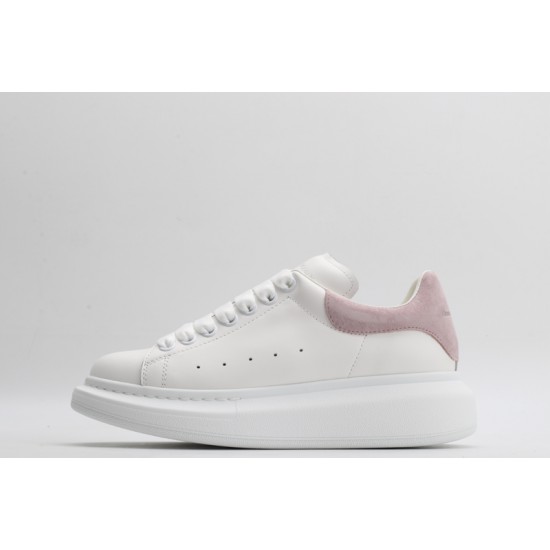 Alexander McQueen Oversized Suede White Pink