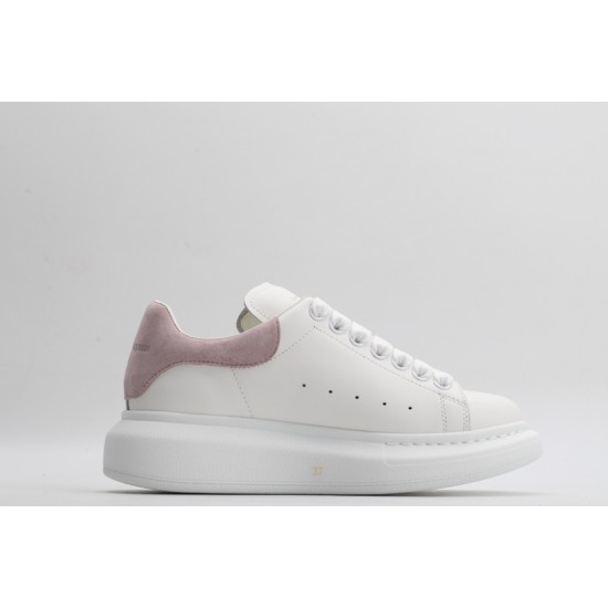 Alexander McQueen Oversized Suede White Pink