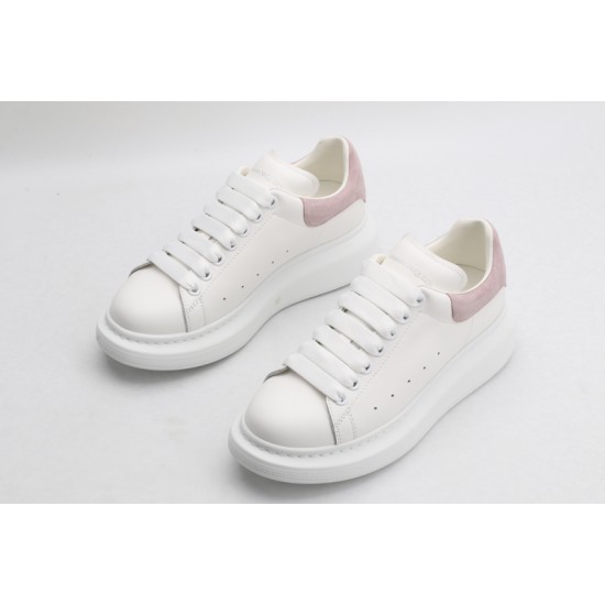 Alexander McQueen Oversized Suede White Pink