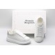 Alexander McQueen Oversized Leather White Silver