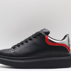 Alexander McQueen Oversized Sneaker Curve Tech Black Silver Red