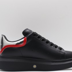 Alexander McQueen Oversized Sneaker Curve Tech Black Silver Red