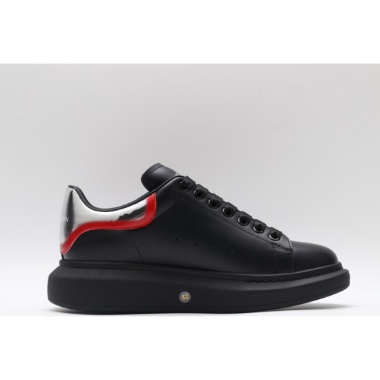 Alexander McQueen Oversized Sneaker Curve Tech Black Silver Red