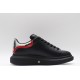 Alexander McQueen Oversized Sneaker Curve Tech Black Silver Red