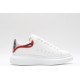 Alexander McQueen Oversized Sneaker Curve Tech White Silver Red