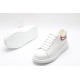 Alexander McQueen Oversized Sneaker Curve Tech White Silver Red