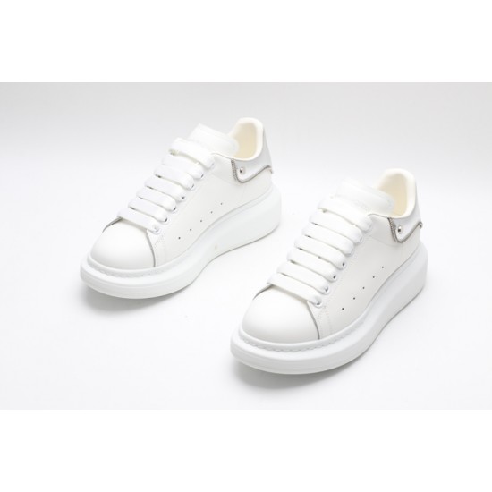 Alexander McQueen Oversized Sneaker White Silver