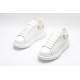 Alexander McQueen Oversized Sneaker White Silver