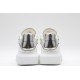 Alexander McQueen Oversized Sneaker White Silver