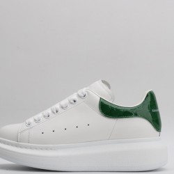 Alexander McQueen Oversized White Green Crocodile