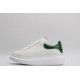 Alexander McQueen Oversized White Green Crocodile