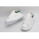 Alexander McQueen Oversized White Green Crocodile