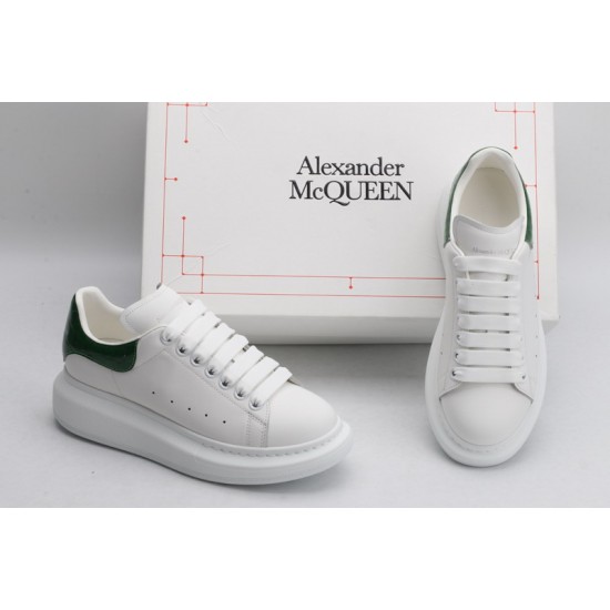 Alexander McQueen Oversized White Green Crocodile