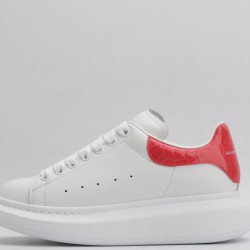 Alexander McQueen Oversized White Red Crocodile