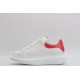 Alexander McQueen Oversized White Red Crocodile