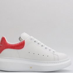 Alexander McQueen Oversized White Red Crocodile