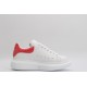 Alexander McQueen Oversized White Red Crocodile