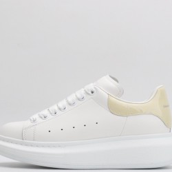 Alexander McQueen Oversized White Vanilla Crocodile