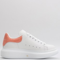 Alexander McQueen Oversized White Pink Crocodile