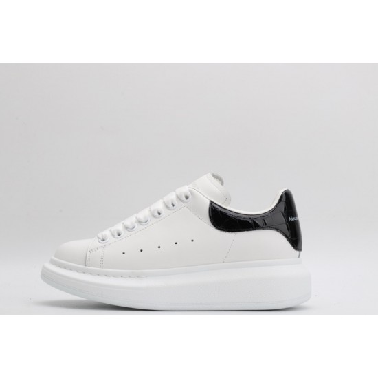 Alexander McQueen Oversized Sneaker White Black Crocodile