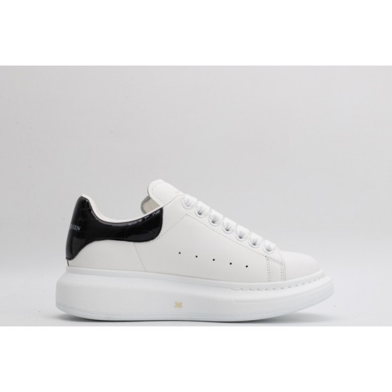 Alexander McQueen Oversized Sneaker White Black Crocodile