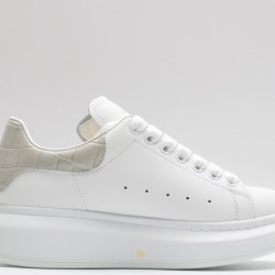 Alexander McQueen Oversized Sneaker White Pearl Cedar