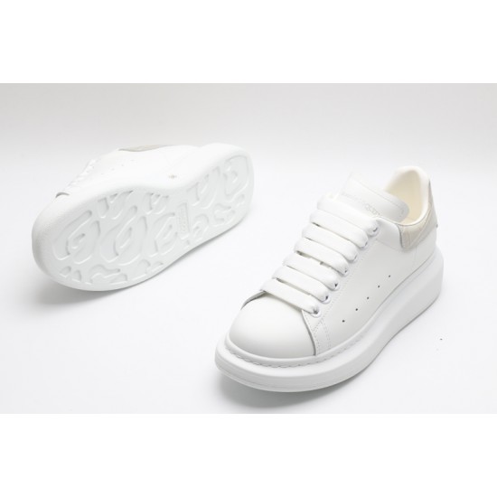 Alexander McQueen Oversized Sneaker White Pearl Cedar