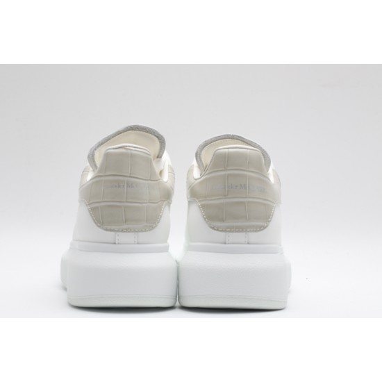 Alexander McQueen Oversized Sneaker White Pearl Cedar