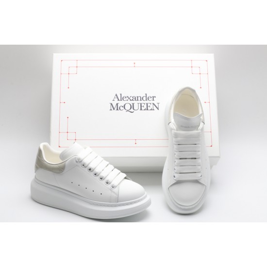 Alexander McQueen Oversized Sneaker White Pearl Cedar