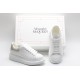 Alexander McQueen Oversized Sneaker White Pearl Cedar