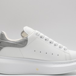 Alexander McQueen Oversized Sneaker White Grey Cedar