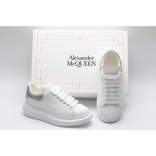 Alexander McQueen Oversized Sneaker White Grey Cedar