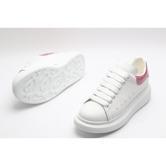 Alexander McQueen Oversized Sneaker White Rose Cedar