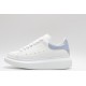 Alexander McQueen Oversized Sneaker White Light Blue Cedar