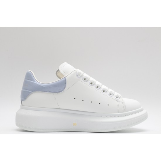 Alexander McQueen Oversized Sneaker White Light Blue Cedar