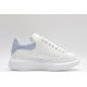 Alexander McQueen Oversized Sneaker White Light Blue Cedar