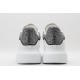 Alexander McQueen Oversized Sneaker White Black Crystals