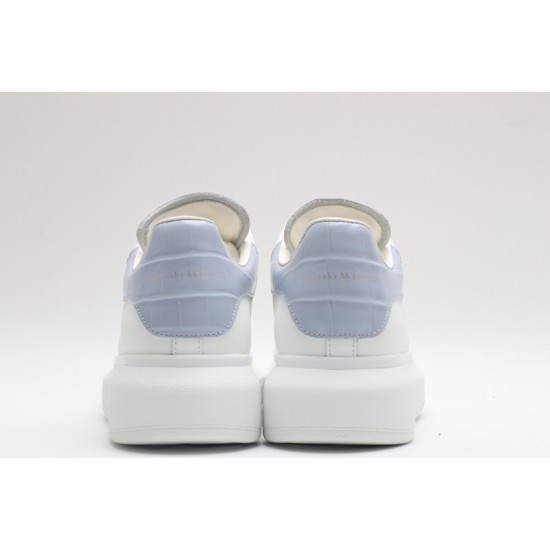 Alexander McQueen Oversized Sneaker White Light Blue Cedar