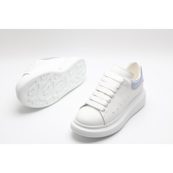 Alexander McQueen Oversized Sneaker White Light Blue Cedar