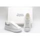 Alexander McQueen Oversized Sneaker White Light Blue Cedar