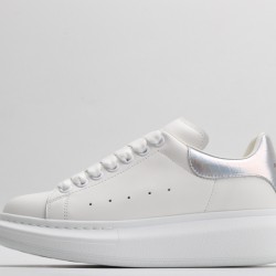 Alexander McQueen Oversized Sneaker White Silver Cedar