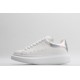 Alexander McQueen Oversized Sneaker White Silver Cedar