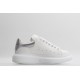 Alexander McQueen Oversized Sneaker White Silver Cedar