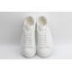 Alexander McQueen Oversized Sneaker White Silver Cedar