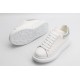 Alexander McQueen Oversized Sneaker White Silver Cedar