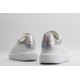 Alexander McQueen Oversized Sneaker White Silver Cedar