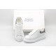 Alexander McQueen Oversized Sneaker White Black Crystals