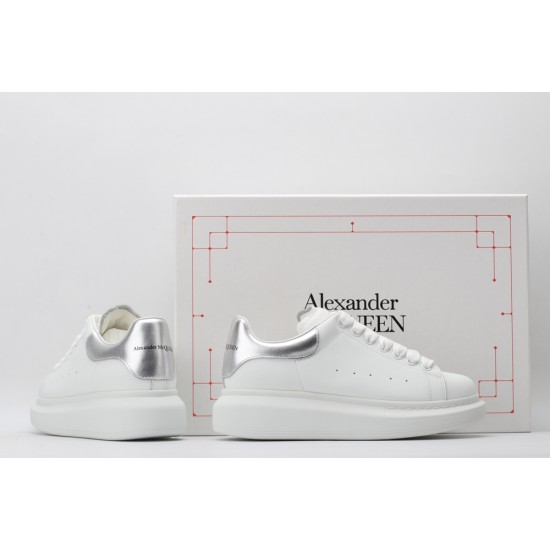 Alexander McQueen Oversized Metallic Silver