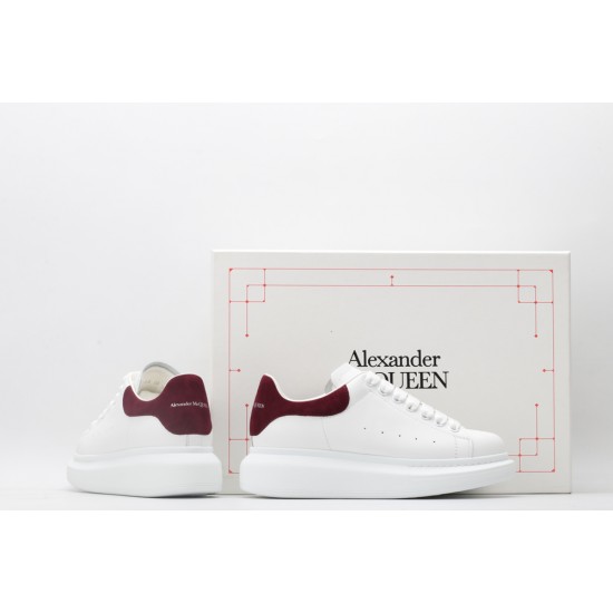 Alexander McQueen Oversized White Bordeaux