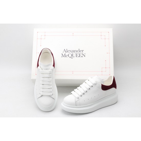 Alexander McQueen Oversized White Bordeaux